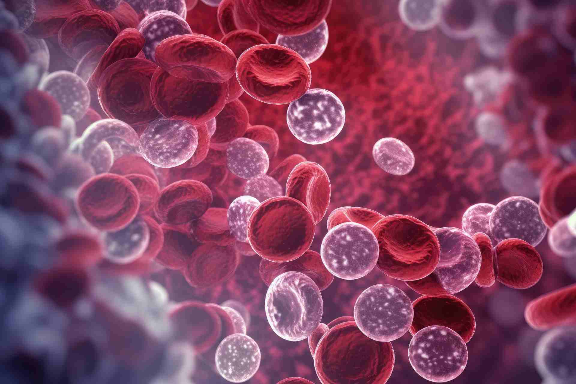 Perché il sangue è rosso ma le vene sembrano blu | Immagine dei globuli rossi nel sangue
