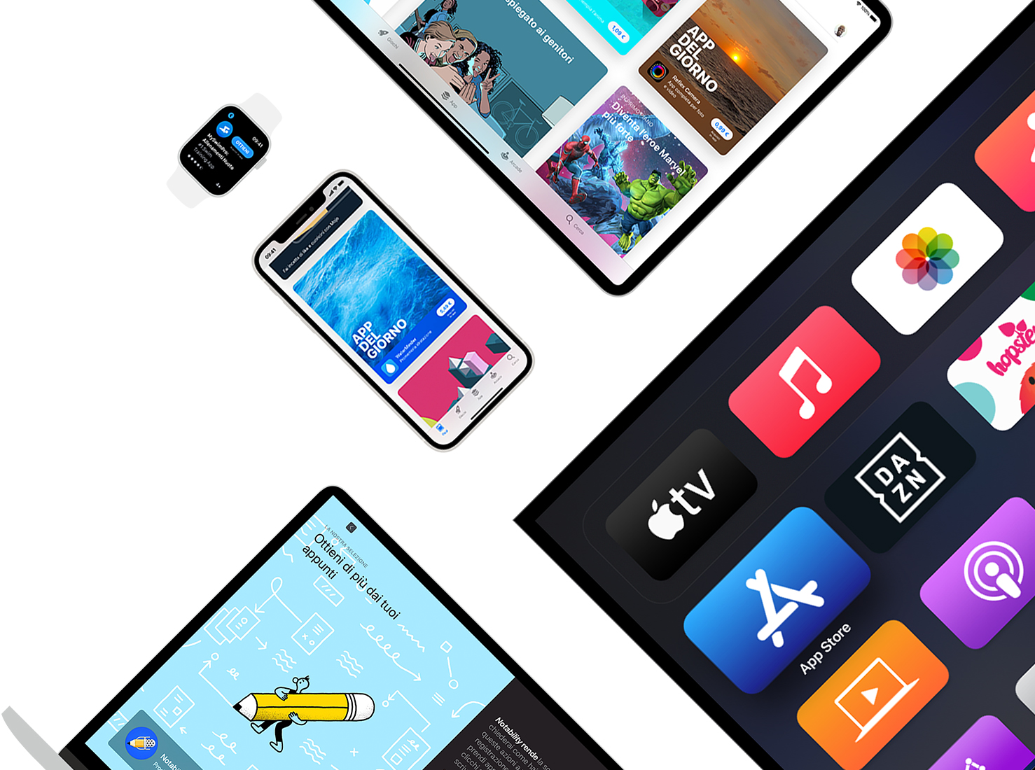 perche un'app non si apre | schermata sistema ios con una serie di app