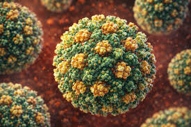 perche viene l'epatite A | rappresentazione 3d del virus dell'epatite A